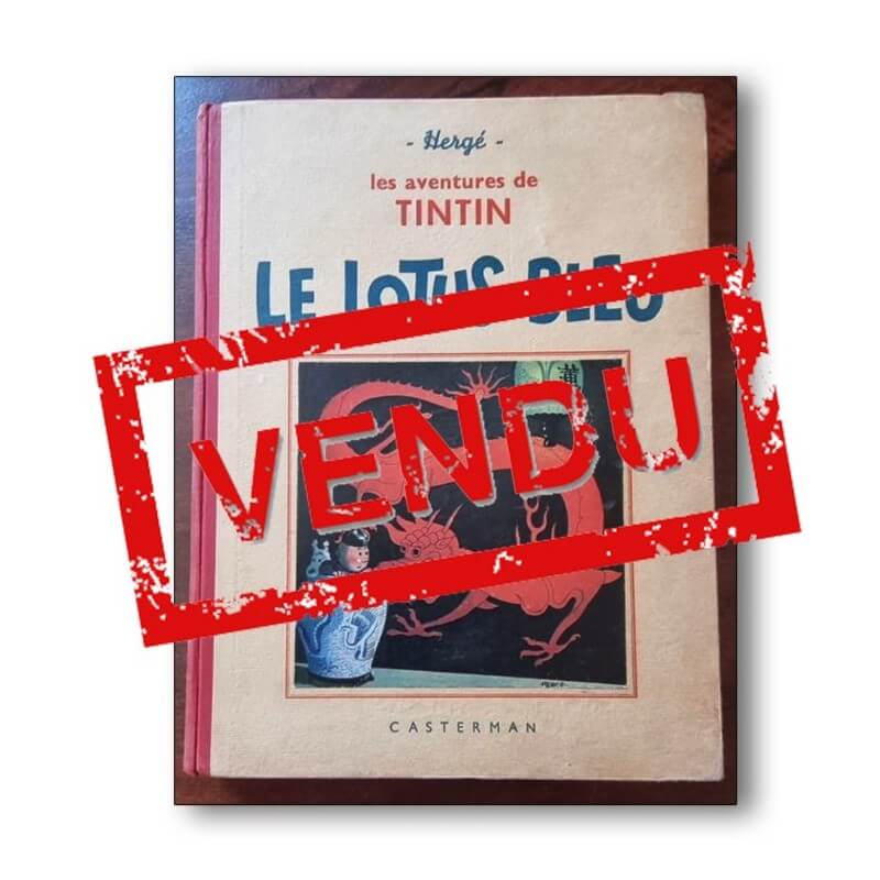 Tintin / The Blue Lotus / 1939 / Zurück A9