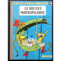 Spirou and Fantasio T.12 - Le Nid des Marsupilamis - C - EO - (1960) Very nice copyThe dishes are very beautiful, very little fr