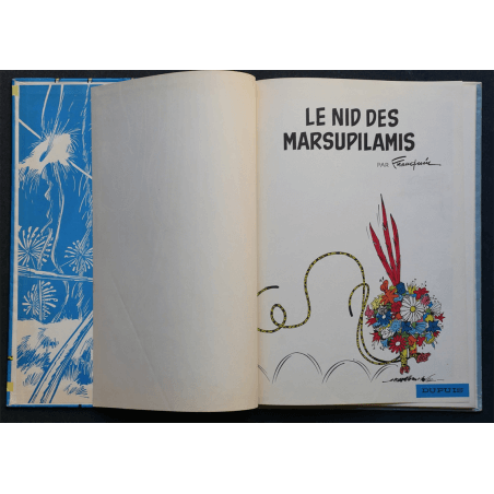 Spirou and Fantasio T.12 - Le Nid des Marsupilamis - C - EO - (1960) Very nice copyThe dishes are very beautiful, very little fr