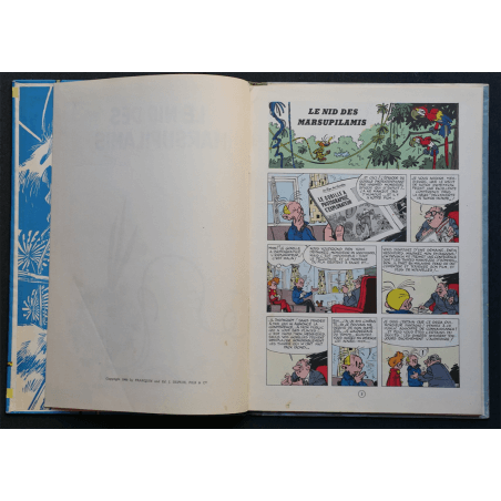 Spirou and Fantasio T.12 - Le Nid des Marsupilamis - C - EO - (1960) Very nice copyThe dishes are very beautiful, very little fr