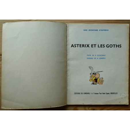 Asterix Vol. 3 - Asterix and the Goths - B - First Belgian edition - (1963) Asterix and the Goths, original Belgian paperback ed