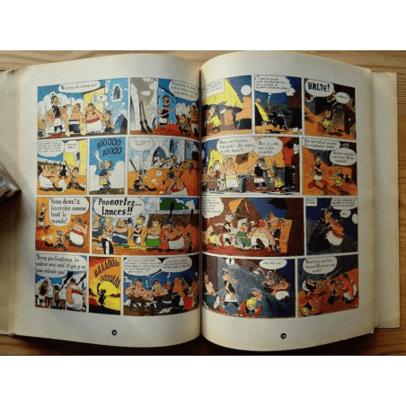 Asterix T.03 - Asterix en de Goths - B - Eerste Belgische editie - (1963) Asterix en de Goths, originele Belgische gebroken edit