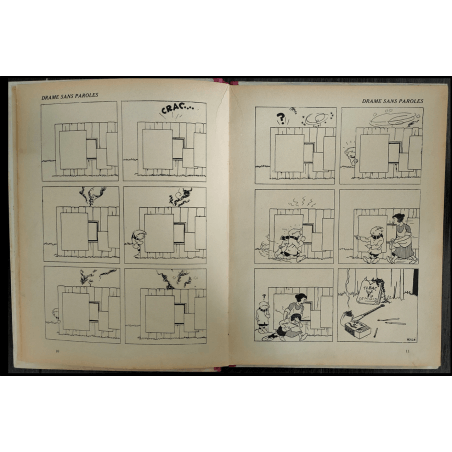 Quick and Flupke - The new exploits of Quick and Flupke (A10) - C - N&B - Reissue - (1940) Quick and Flupke kids from Brux