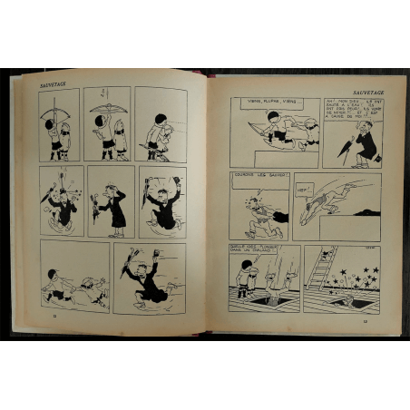 Quick en Flupke - De nieuwe avonturen van Quick en Flupke (A10) - C - Zwart-wit - Heruitgave - (1940) Quick en Flupke, kinderen 