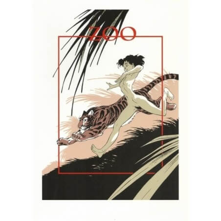 Frank Pe. Zoo 2. Luxury edition Frank Pé. Zoo 2. Rare edition of luxury featuring the colour plates of the headprint, on f
