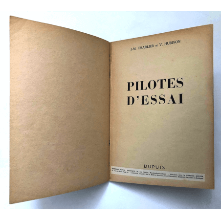 Buck Danny T.10 - Testpiloten - B - 1 Album - EO - 1953