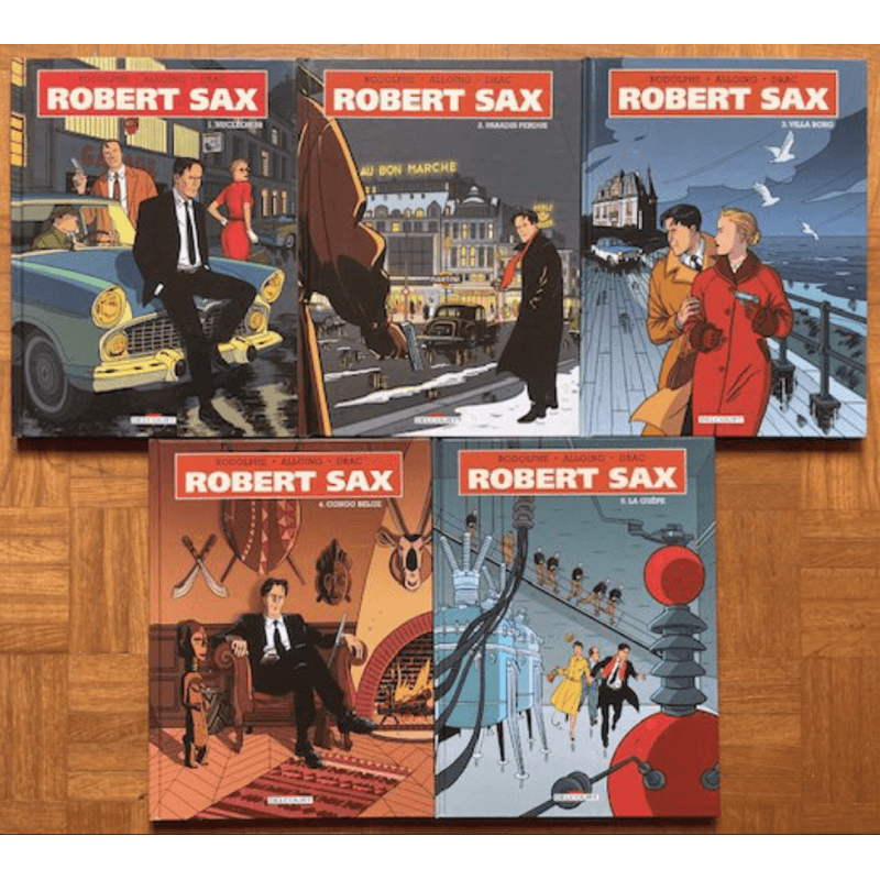 Robert Sax T.01 to T.05 - Complete series - 5x C - 5 Album - EO - 2015/2020 Robert Sax T.01 to T.05 - Complete series - 5x C - 5 Album - EO - 2015/2020