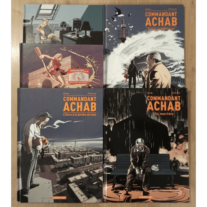 Commander Achab T.01 to T.05 - Complete series - 5x C - 5 Albums - EO - 2009/2014 Commander Achab T.01 to T.05 - Complete series - 5x C - 5 Albums - EO - 2009/2014
