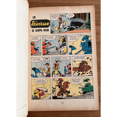  Lucky Luke T.19 - The Rivals of Painful Gulch - B - 1 Album - EO - 1962