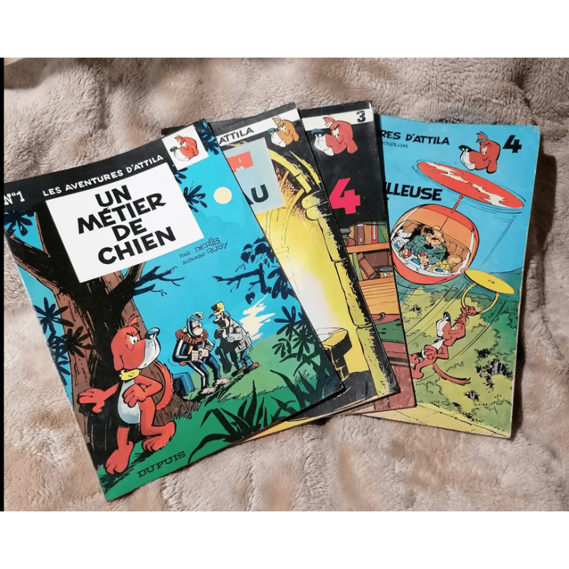 Attila T.01 tot T.04 - 4x B - 4 Album - EO - 1969/1974 Attila T.01 tot T.04 - 4x B - 4 Album - EO - 1969/1974