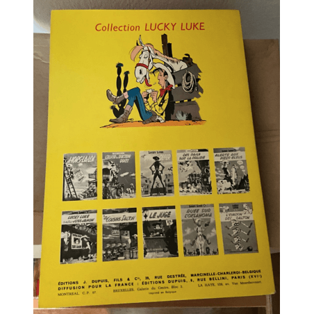 Lucky Luke T.16 / Op de Mississippi / Morris / B / 1 Album / EO / 1961