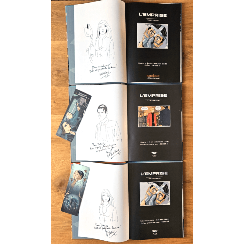 L'Emprise / 3x dedication / Complete series / 3x C / 3 Albums / EO / 2018/2021 L'Emprise / 3x dedication / Complete series / 3x C / 3 Albums / EO / 2018/2021