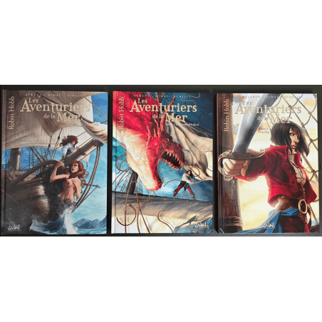  The Adventurers of the Sea T.01 to T.03 + Dedication - 3x C - 3 Album - EO - 2013/2016