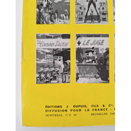 Lucky Luke T.17 / Op het Daltonpad / Morris / B / 1 Album / EO / 1962