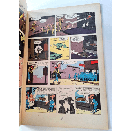 Lucky Luke T.17 / Op het Daltonpad / Morris / B / 1 Album / EO / 1962