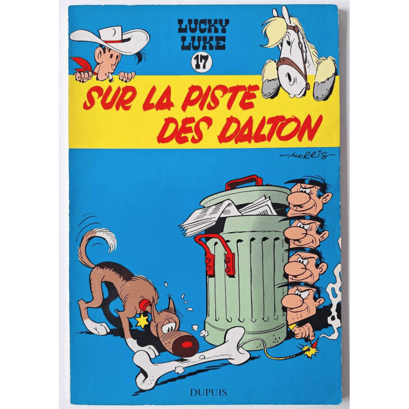 Lucky Luke T.17 / Op het Daltonpad / Morris / B / 1 Album / EO / 1962