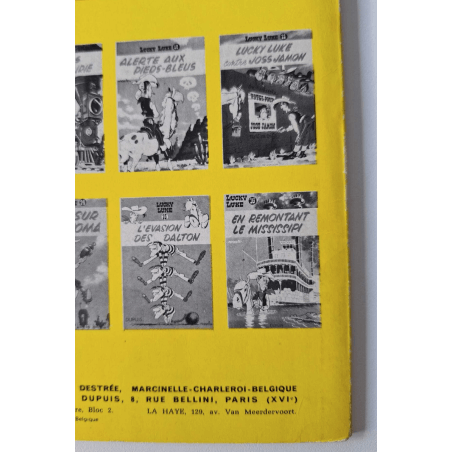 Lucky Luke T.17 / Op het Daltonpad / Morris / B / 1 Album / EO / 1962