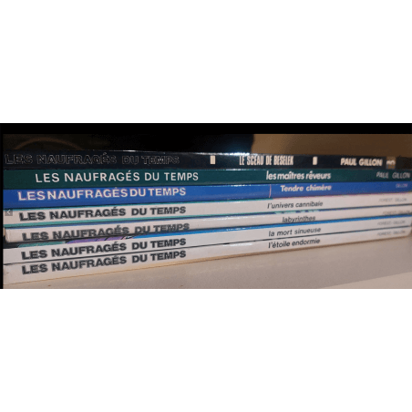 Les Naufragés du temps T.01 à T.07 / Gillon / 7x C - EO/R / 7 Alben / 1974/1979
