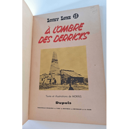 Lucky Luke T.18 / Morris / In the Shadow of Derricks / B / 1 Album / EO / 1962