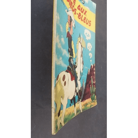 Lucky Luke T.10 / Foot Alert-Bleus / Morris / B / 1 Album / First Belgian edition / 1958