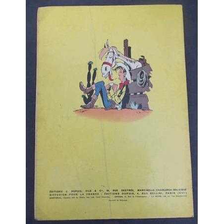 Lucky Luke T.10 / Foot Alert-Bleus / Morris / B / 1 Album / First Belgian edition / 1958