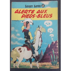 Lucky Luke T.10 / Foot Alert-Bleus / Morris / B / 1 Album / First Belgian edition / 1958