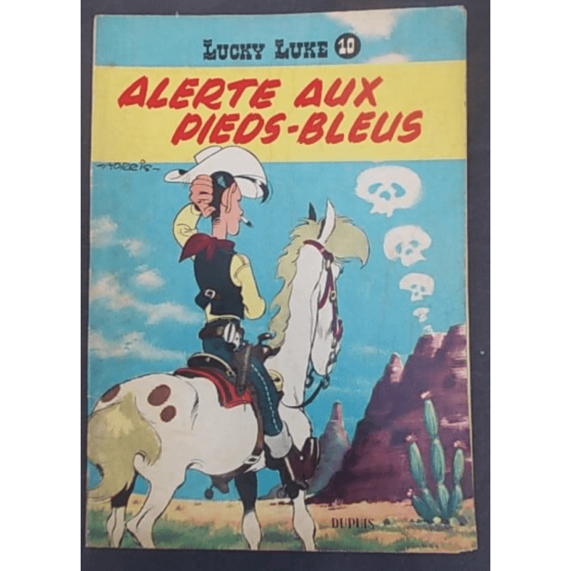 Lucky Luke T.10 / Foot Alert-Bleus / Morris / B / 1 Album / First Belgian edition / 1958 Lucky Luke T.10 / Foot Alert-Bleus / Morris / B / 1 Album / First Belgian edition / 1958