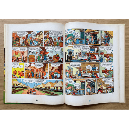 Astérix T.08 - Astérix chez les Bretons - Numérotation des pages particulières - C - EO - 1966