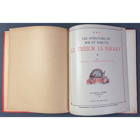  Bob et Bobette T.07 - The Treasure of Fiskary / Vandersteen / C - 1 Album - Reissue - 1955