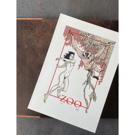  Zoo T.01 / Frank Pé / Serigraphie - C + jacket - 1 Album - Limited edition - 1999
