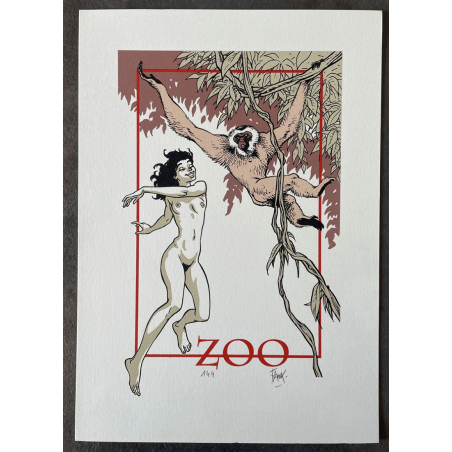  Zoo T.01 / Frank Pé / Serigraphie - C + jacket - 1 Album - Limited edition - 1999