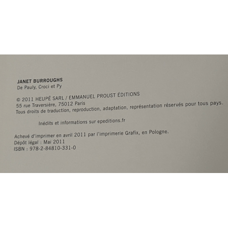 Janet Burroughs T.01 / Croci / Kleurdedicatie / C / 1 Album / EO / 2011