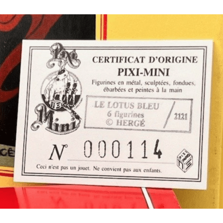 Tintin - Pixi Moulinsart 2121 - Mini series Le Lotus Bleu - 1st series - (1995) - Moulinsart