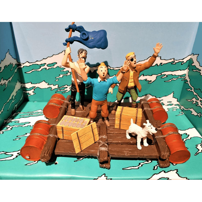 Tintin / Hergé / Diorama Moulinsart / Coke in Stock - (2005) / PVC Tintin / Hergé / Diorama Moulinsart / Coke in Stock - (2005) / PVC
