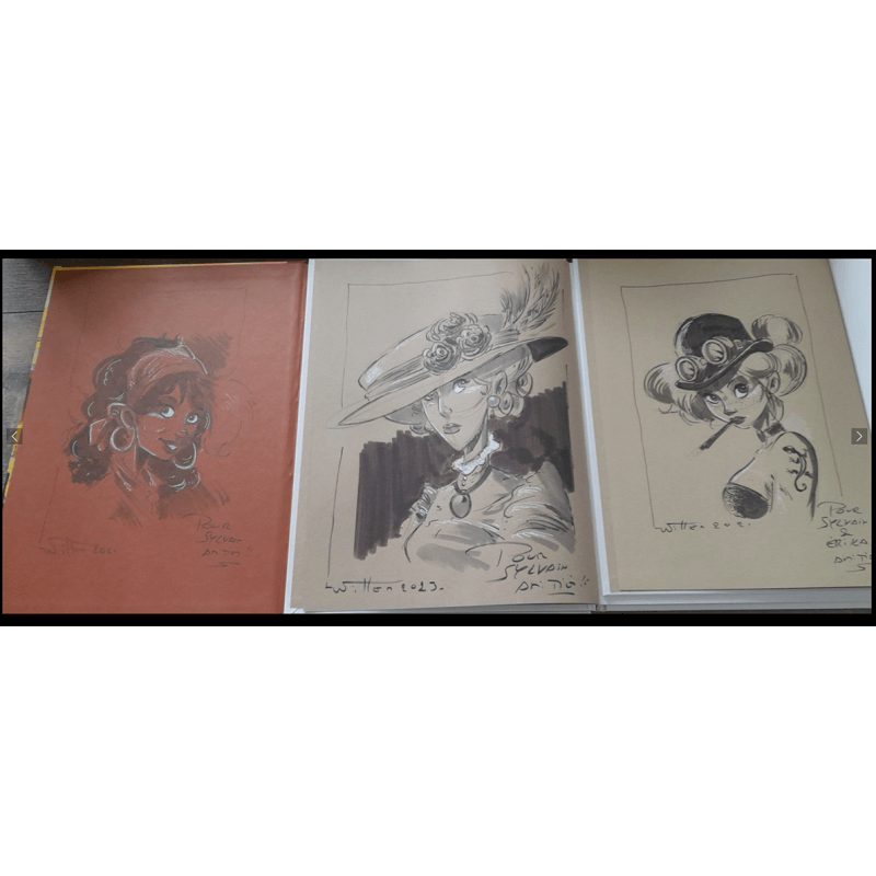 Artilleurs T.01 + T.03 + The girl of the universal exhibition T.02 + 2x dedication / 3 Albums - EO / TL Artilleurs T.01 + T.03 + The girl of the universal exhibition T.02 + 2x dedication / 3 Albums - EO / TL