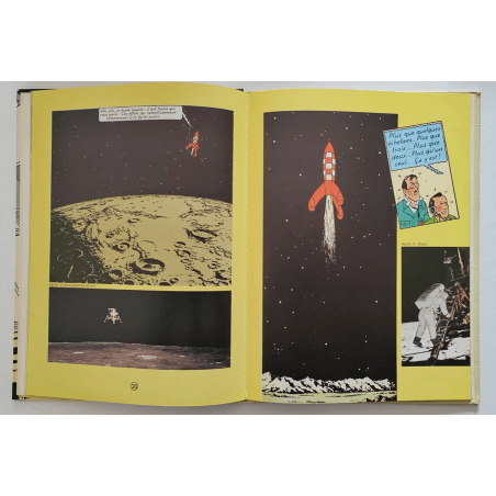 Tintin / Hergé / Ze zijn op de maan gelopen, van fictie naar realiteit - C - 1 Album - EO - 1985