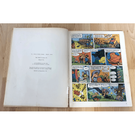 Asterix T.01 / Asterix de Galliër / Uderzo / B / 1 Album / Eerste Belgische editie / 1961