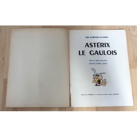 Asterix T.01 / Asterix de Galliër / Uderzo / B / 1 Album / Eerste Belgische editie / 1961