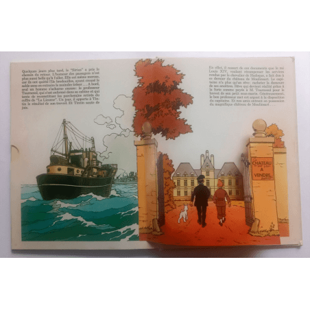  Tintin / Hergé / POP HOP / THE TRESOR OF RACKHAM THE RED / 1 Album / 1970