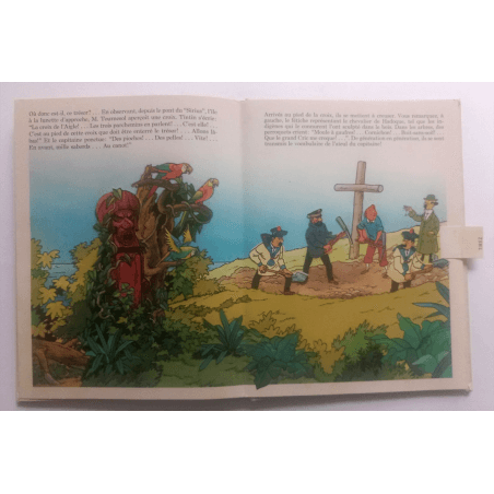  Tintin / Hergé / POP HOP / THE TRESOR OF RACKHAM THE RED / 1 Album / 1970
