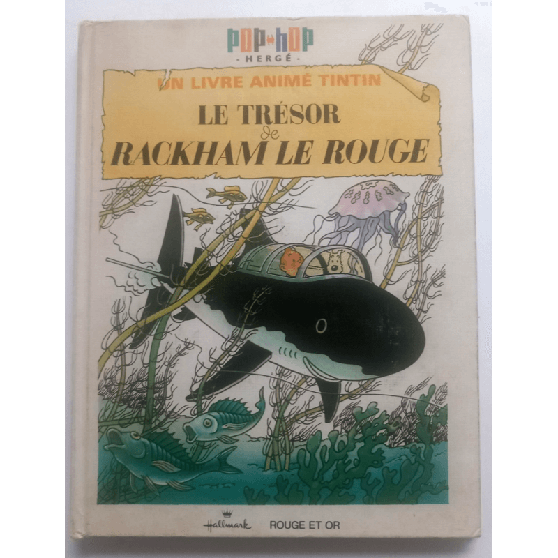  Tintin / Hergé / POP HOP / The Red Treasure / 1 Album / 1970