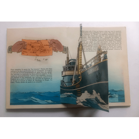  Tintin / Hergé / POP HOP / The Red Treasure / 1 Album / 1970