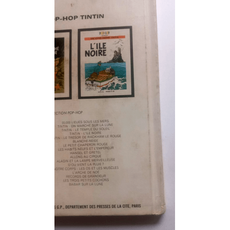  Tintin / Hergé / POP HOP / The Red Treasure / 1 Album / 1970