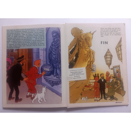  Tintin / Hergé / POP HOP / The Red Treasure / 1 Album / 1970
