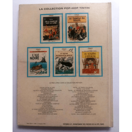 Tintin / Hergé / POP HOP / VOL 714 FÜR SIDNEY / 1 Album / 1971