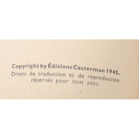  Tintin T.03 / Hergé / Tintin in America (B1) / C / EO colour / 1 Album - First Belgian edition - 1945
