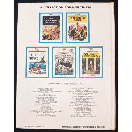  Tintin / Hergé / Het Scepter van Ottokar / Album POP-HOP / 1 Album / EO / 1971