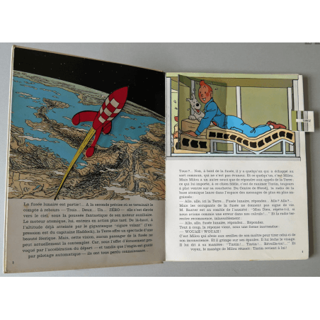 Tintin / Hergé / Pop-Hop / We walked on the moon / 1 Album / EO / 1969
