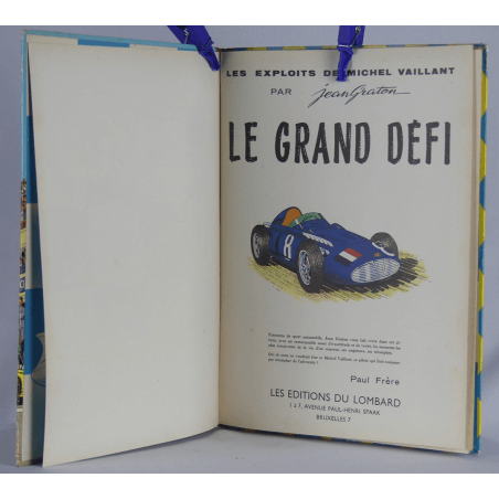  Michel Vaillant / T.01 "De grote uitdaging" / Jean Graton / Heruitgave 1959