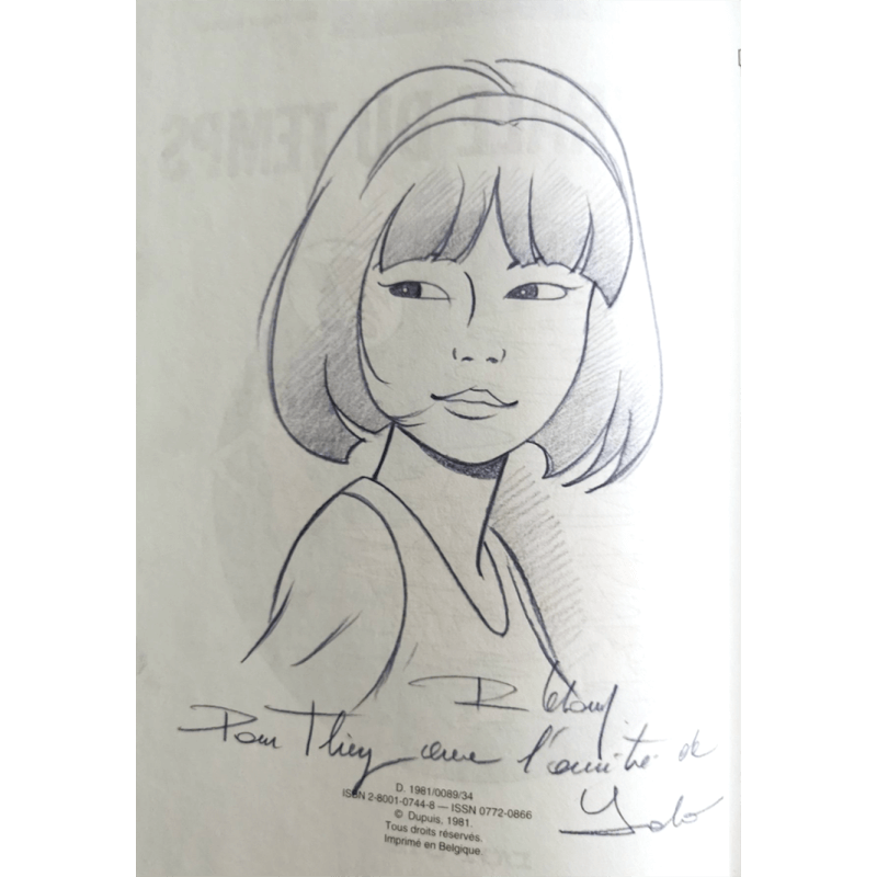  Yoko Tsuno T.11 / De tijdsspiraal / Leloup / C / 1 Album / Heruitgave